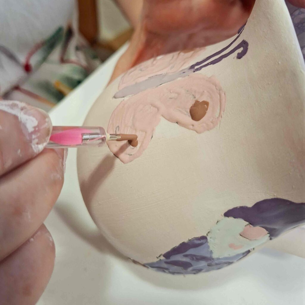 Schetterlingvase